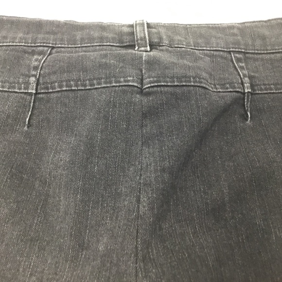 The Row Washed Black Ankle Zip Detail Skinny Jeans - Picture 12 of 13